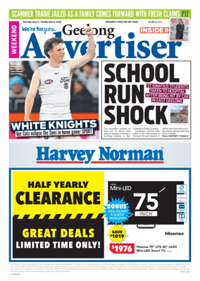 Cover of Geelong Advertiser