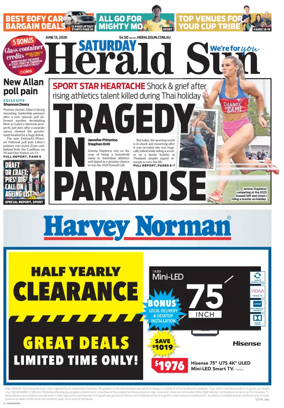 Cover of Herald Sun