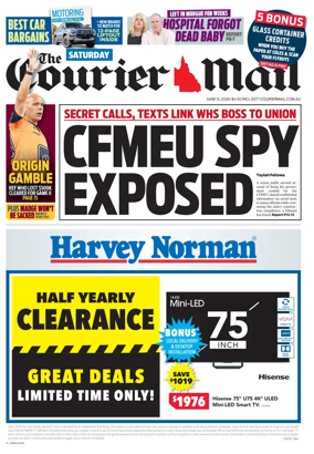 Cover of The Courier-Mail