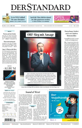 Cover of Der Standard