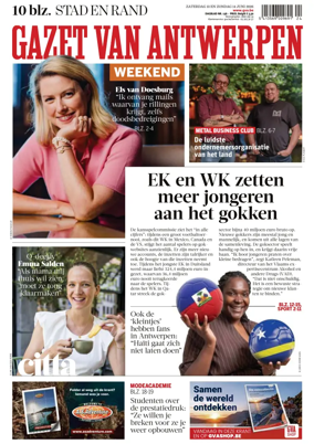 Cover of Gazet van Antwerpen Stad en Rand