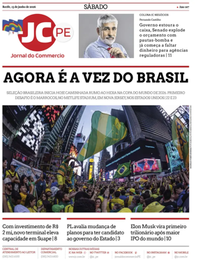Cover of Jornal do Commercio