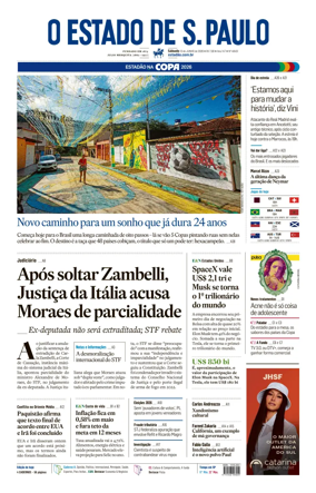 Cover of O Estado de S. Paulo