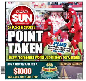 Cover of Calgary Sun