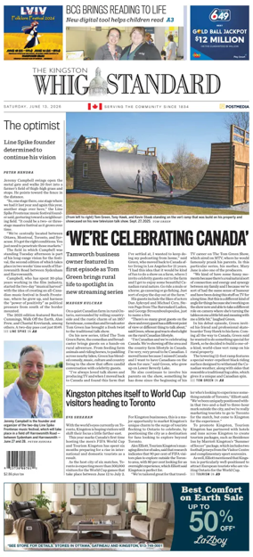 Cover of Kingston Whig-Standard