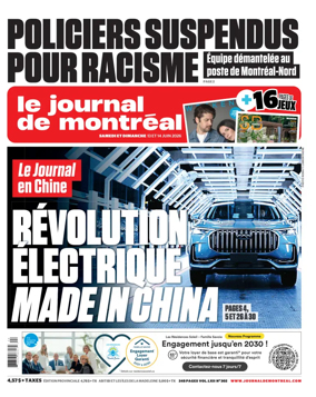 Cover of Le Journal de Montreal
