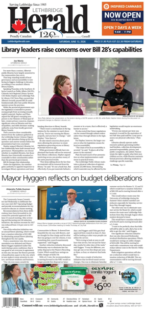 Cover of Lethbridge Herald