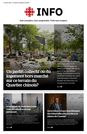 Cover of Radio-Canada Info
