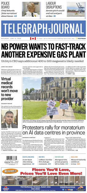 Cover of Telegraph-Journal