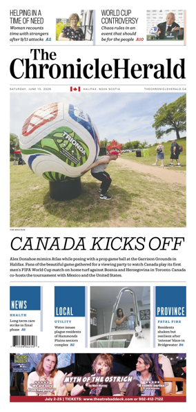 Cover of The Chronicle Herald (Metro)
