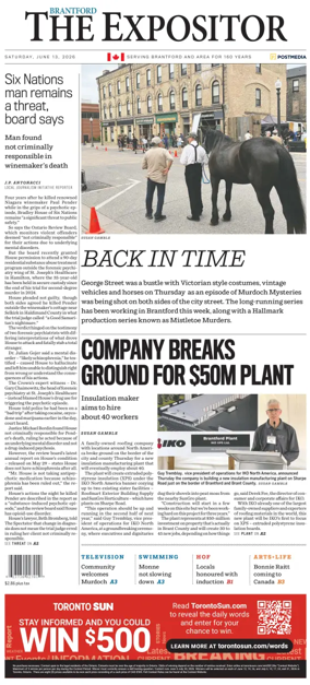 Cover of The Expositor (Brantford)