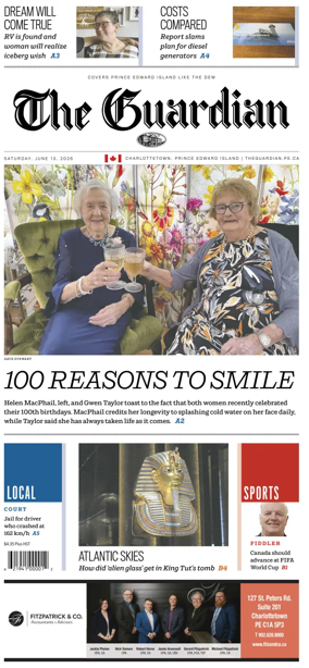 Cover of The Guardian (Charlottetown)