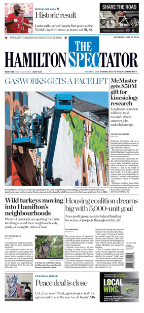 Cover of The Hamilton Spectator