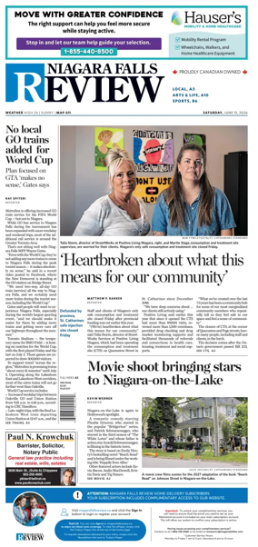 Cover of The Niagara Falls Review