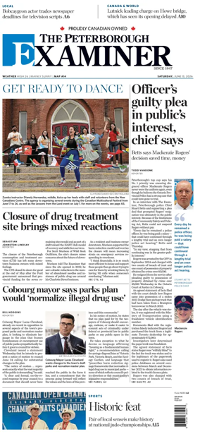 Cover of The Peterborough Examiner