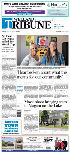 Cover of The Welland Tribune