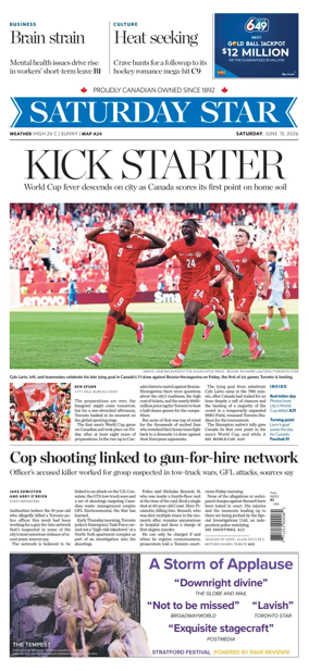 Cover of Toronto Star