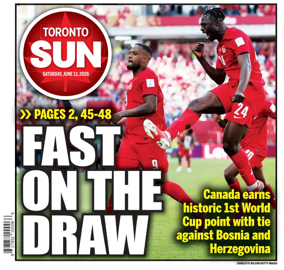 Cover of Toronto Sun
