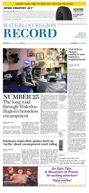 Cover of Waterloo Region Record