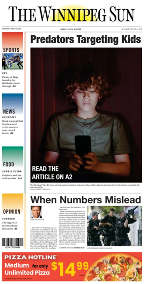 Cover of Winnipeg Sun