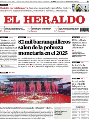 Cover of El Heraldo (Colombia)