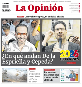 Cover of La Opinion