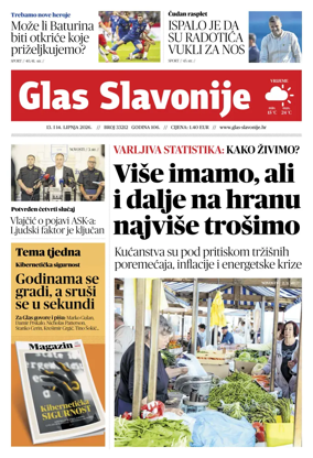 Cover of Glas Slavonije