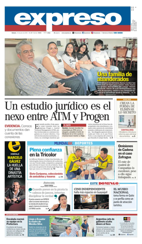 Cover of Diario Expreso