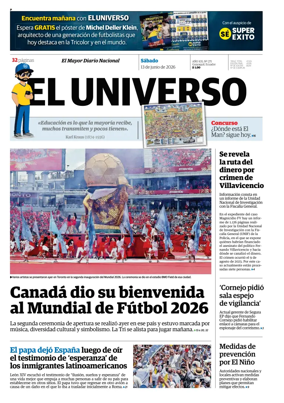 Cover of El Universo
