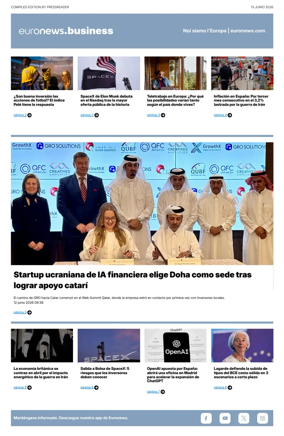 Cover of Euronews Business (Spanish) Compiled Edition