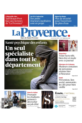 Cover of La Provence Alpes-de-Haute-Provence