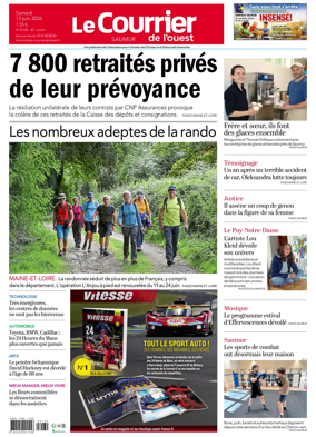 Cover of Le Courrier de l’Ouest (Saumur)