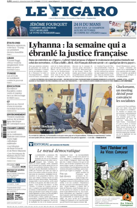 Cover of Le Figaro