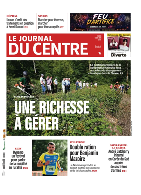 Cover of Le Journal du Centre