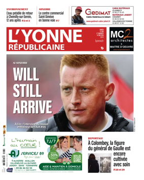 Cover of L'Yonne Republicaine