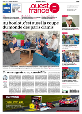 Cover of Ouest France (Orne)