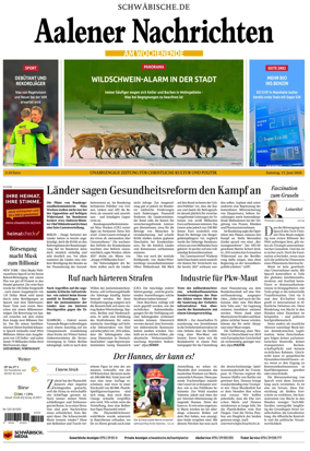Cover of Aalener Nachrichten