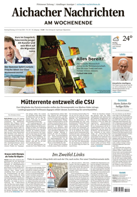 Cover of Aichacher Nachrichten
