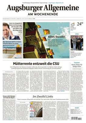 Cover of Augsburger Allgemeine (Ausgabe Stadt)
