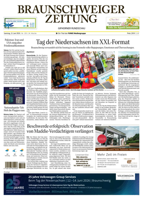 Cover of Braunschweiger Zeitung (Gifhorn)