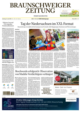 Cover of Braunschweiger Zeitung (Peine)