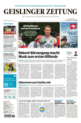 Cover of Geislinger Zeitung