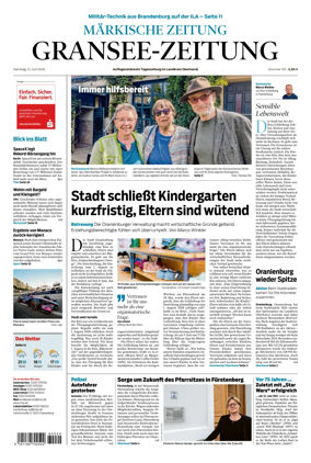 Cover of Gransee-Zeitung