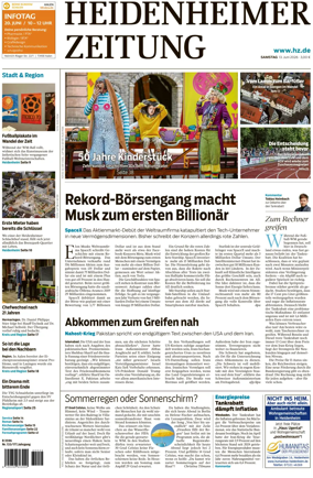 Cover of Heidenheimer Zeitung