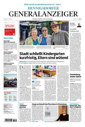 Cover of Hennigsdorfer Generalanzeiger