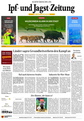 Cover of Ipf- und Jagst-Zeitung