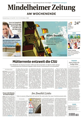Cover of Mindelheimer Zeitung
