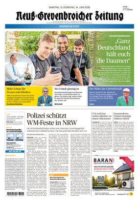 Cover of Neuss-Grevenbroicher Zeitung Neuss