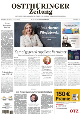 Cover of Ostthuringer Zeitung (Schleiz)