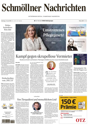 Cover of Ostthuringer Zeitung (Schmolln)